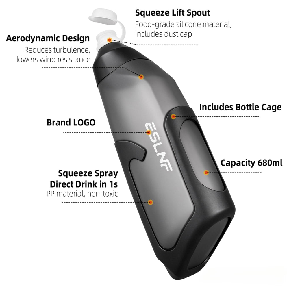 Generic bottle with cleaning brush showing easy maintenance and hygiene benefit