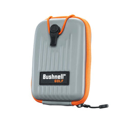 Generic brand grey case front view showing secure fit for Bushnell rangefinder and protection