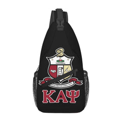 Generic chest bag front view showing zipped compartments and organized storage benefit