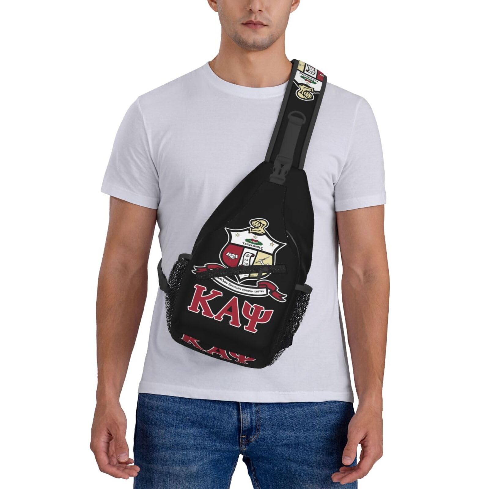Generic chest bag worn during city commute for quick access and hands-free convenience