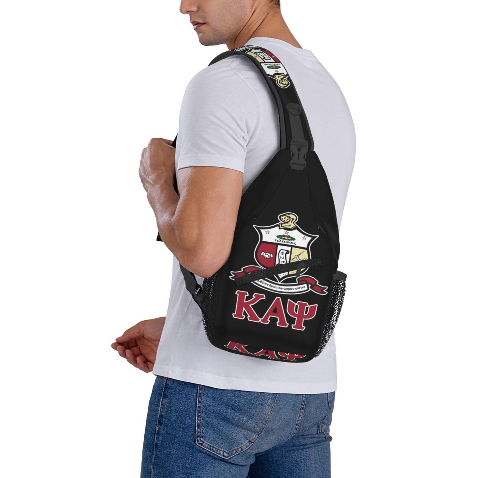 Generic chest bag in outdoor hike setting demonstrating versatility and travel readiness
