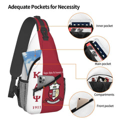 Generic chest bag side profile with small bottle illustrating convenient storage