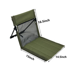 Generic folded chair inside carry bag for easy transport and compact storage