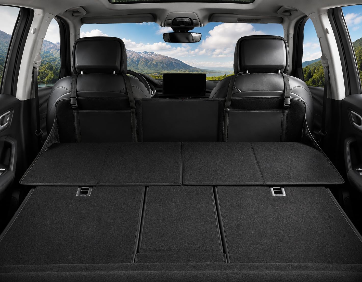 Generic front view of extender packaging shows product ready to travel benefit: easy transport