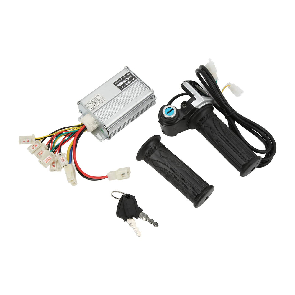Generic front view showing controller and throttles, highlights compact durable design