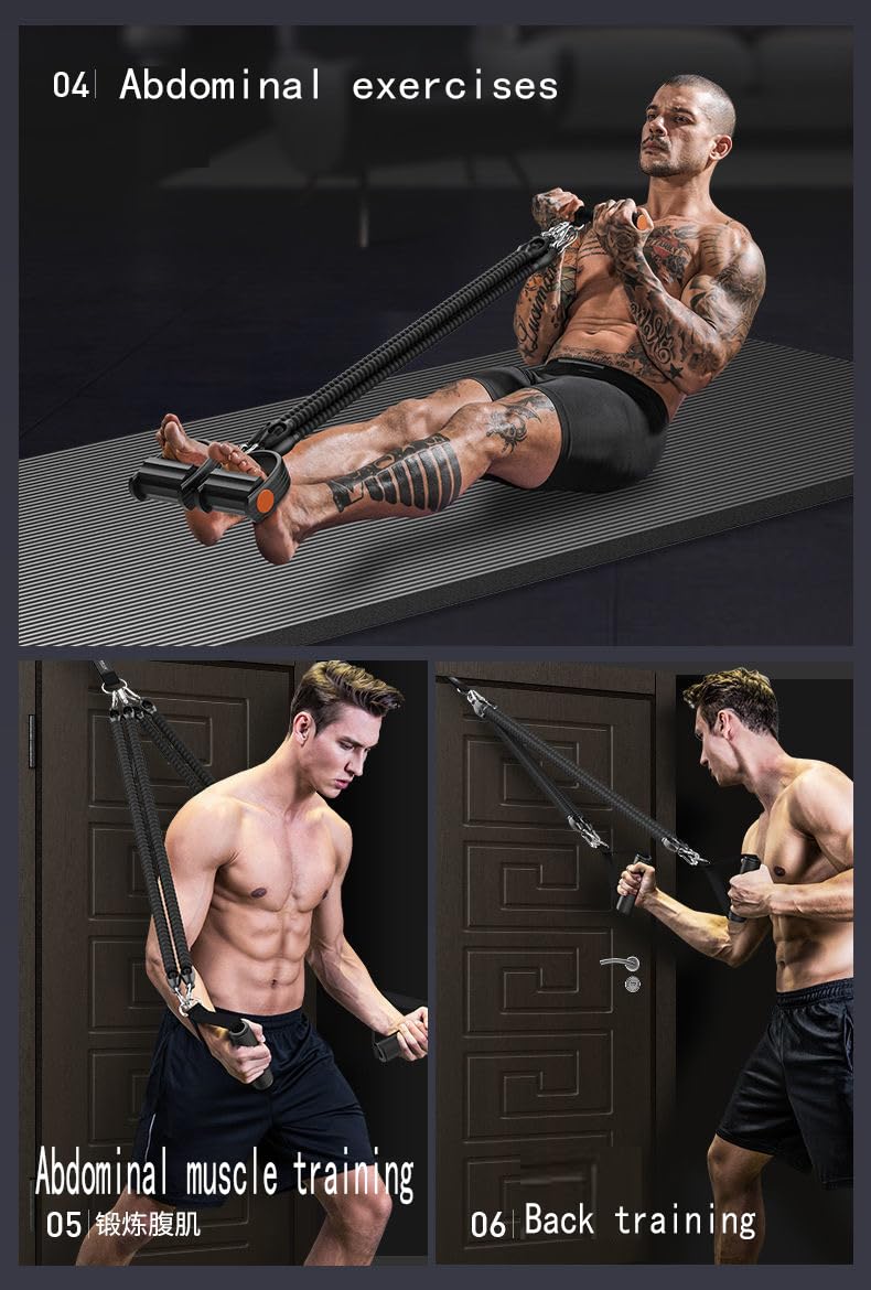 Generic all included accessories laid out showing complete training set contents
