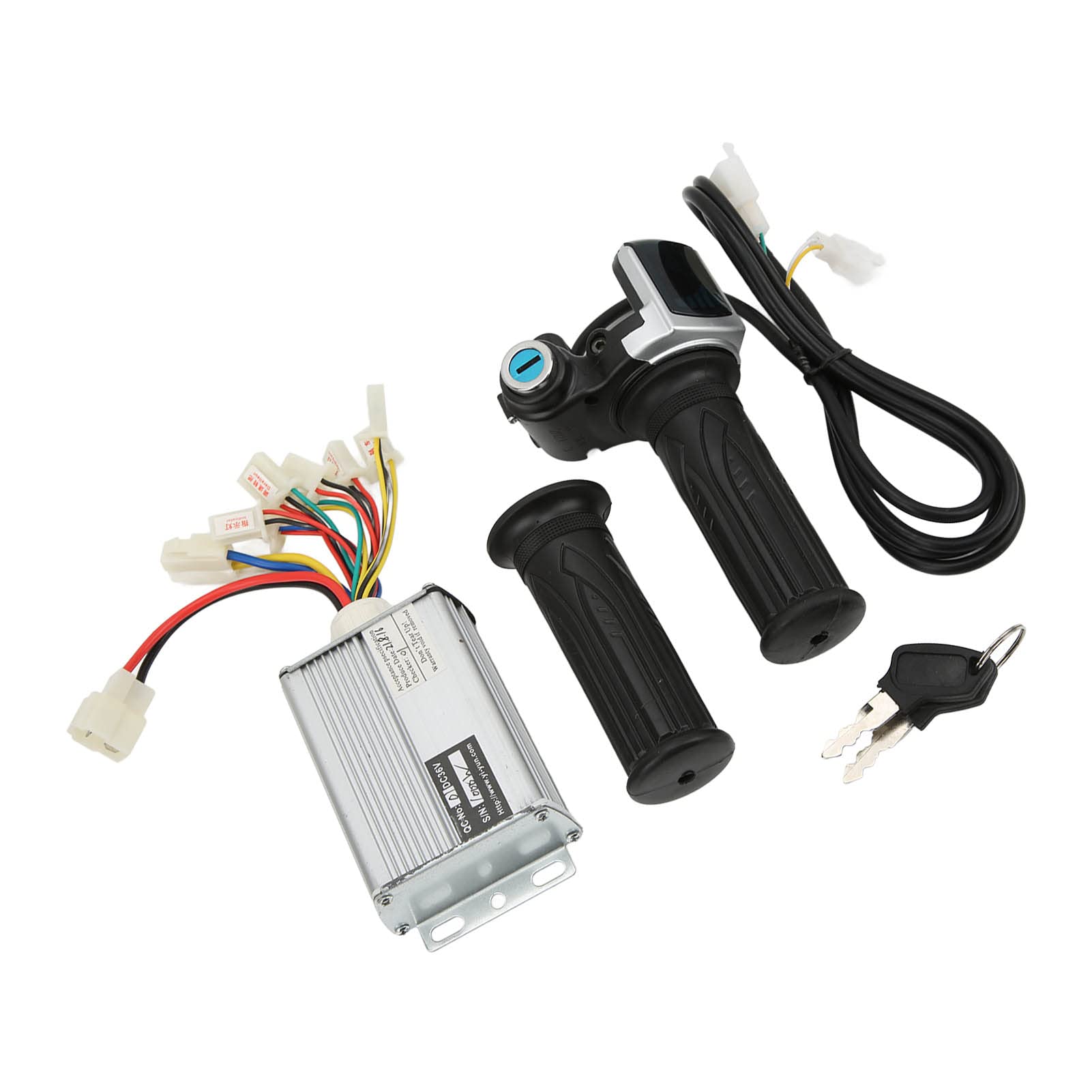 Generic key and locking switch image, emphasizes theft prevention and power control