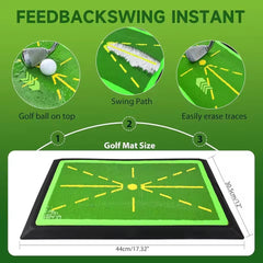 Generic closeup of textured turf surface displaying realistic feel and reliable club contact