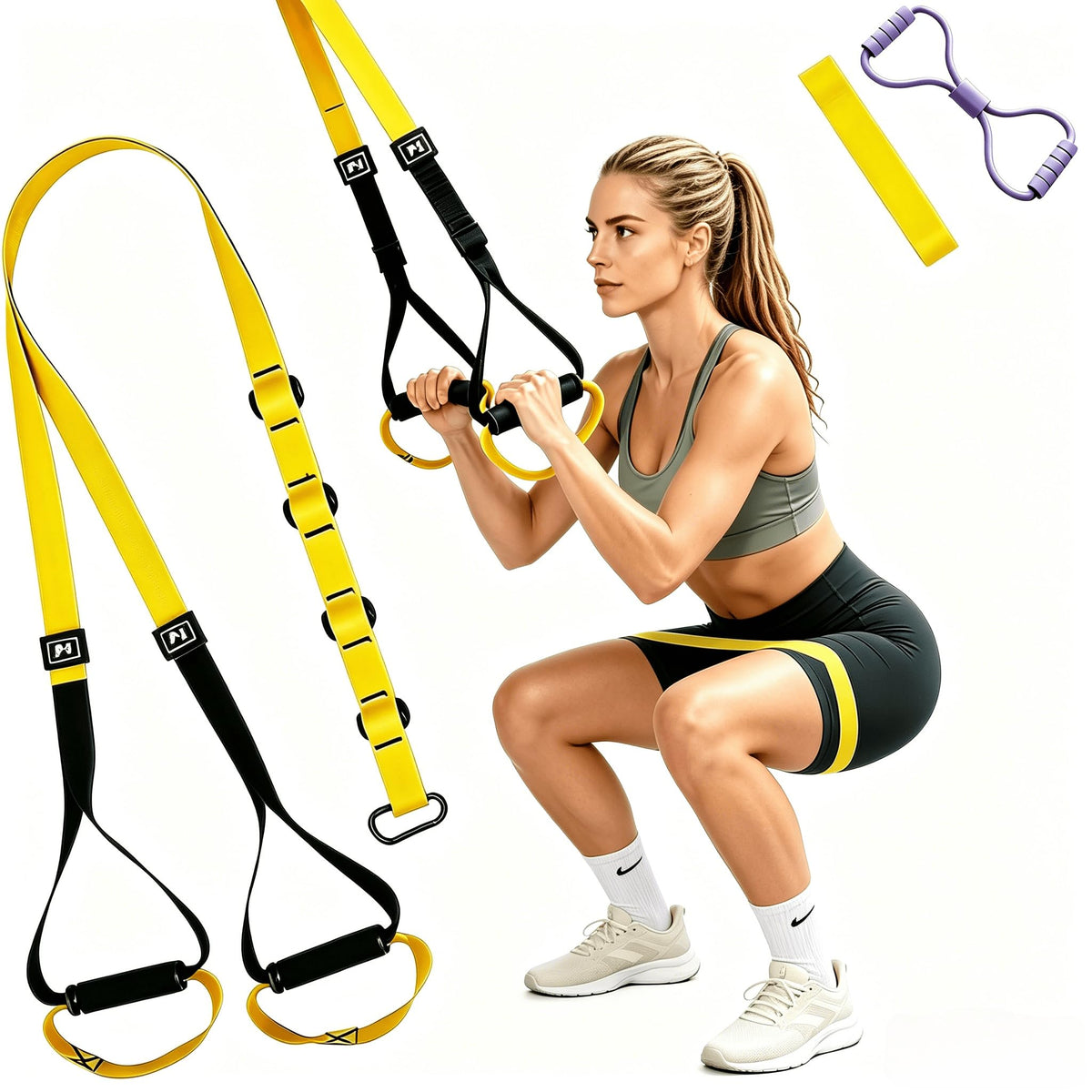 Generic suspension kit full setup showing equipment and benefit of versatility