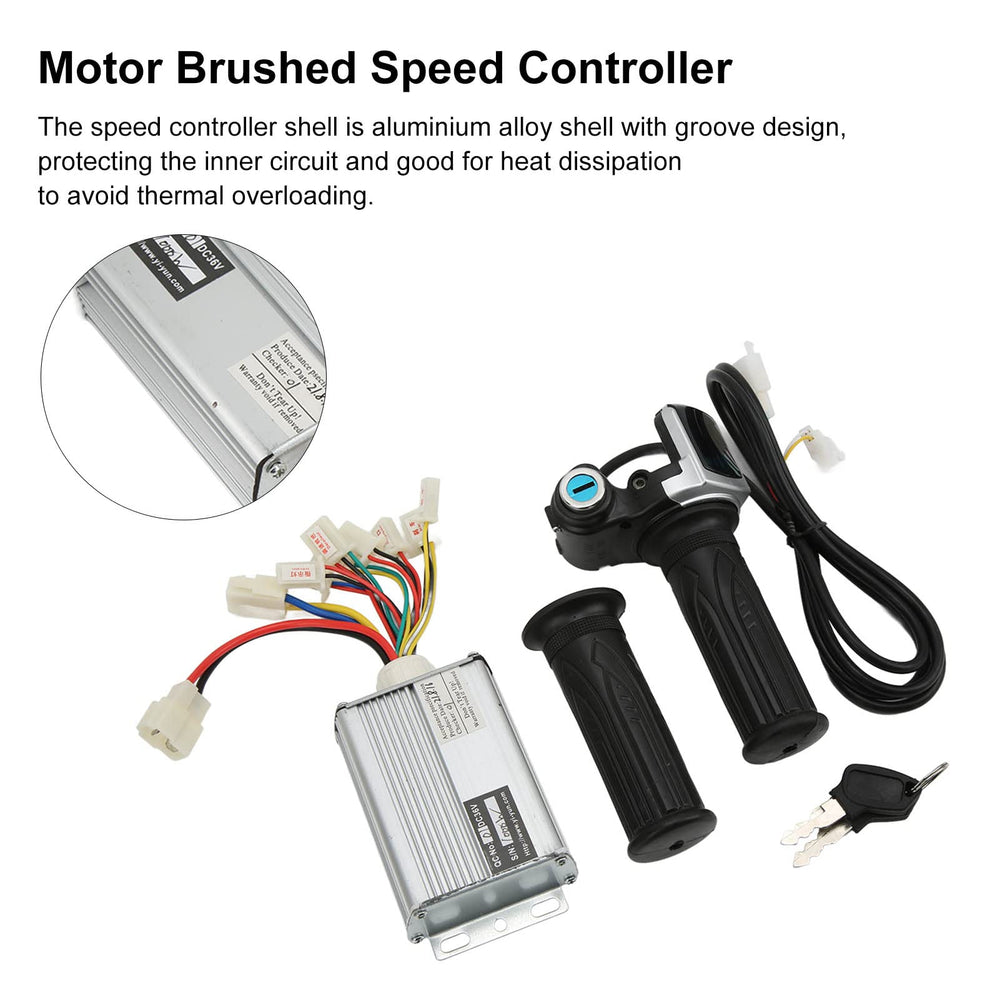 Generic throttle grip battery display close-up, enables quick battery level checks