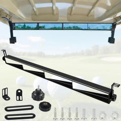 GENOUR front view mounted mirror showing wide rear coverage and safer visibility