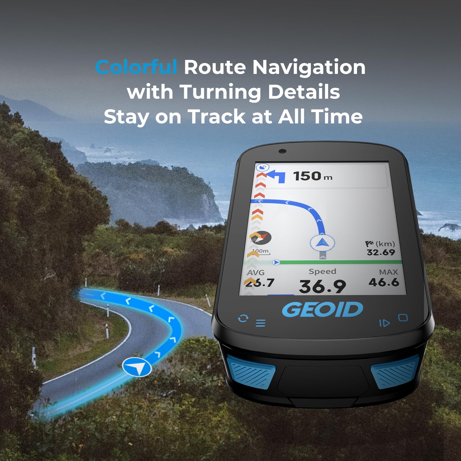 GEOID CC600 connected to smart trainer for structured indoor power workouts