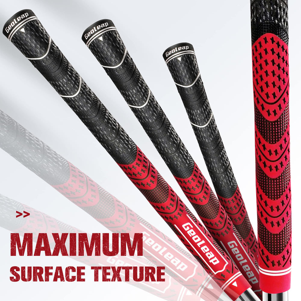 Midsize Geoleap grip beside ruler showing 10.6 inch length for sizing clarity