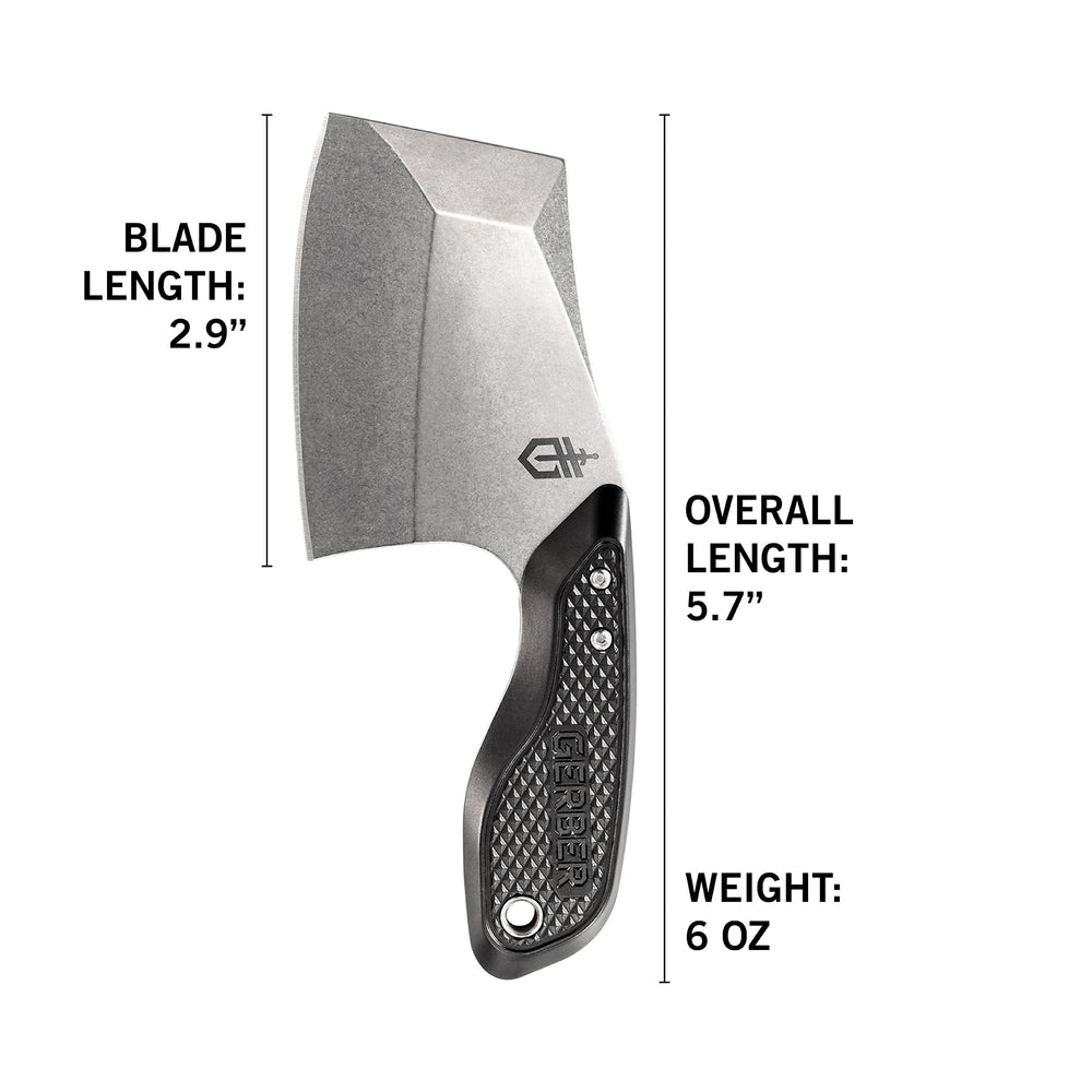 Gerber blade texture and edge finish close-up demonstrating durable cutting performance