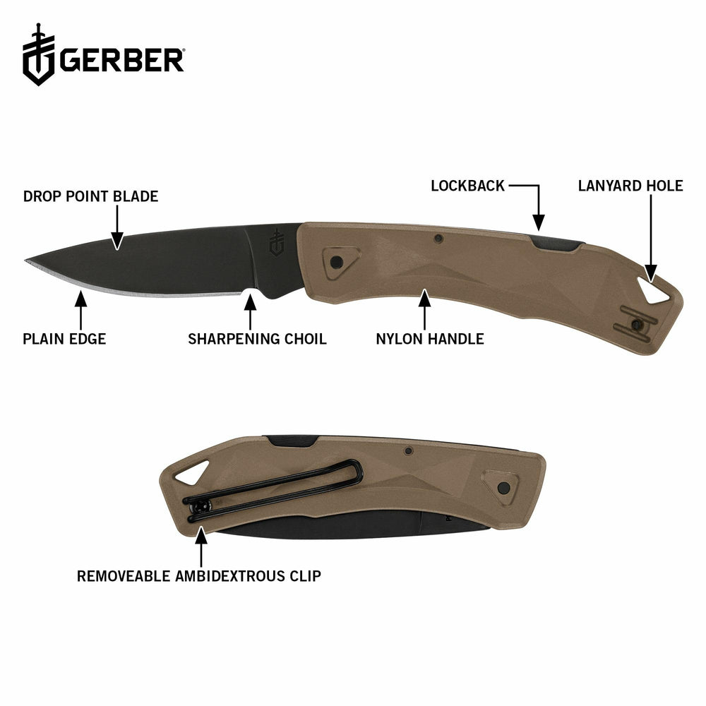 Gerber LST Ultra blade closeup highlighting 420HC stainless durability