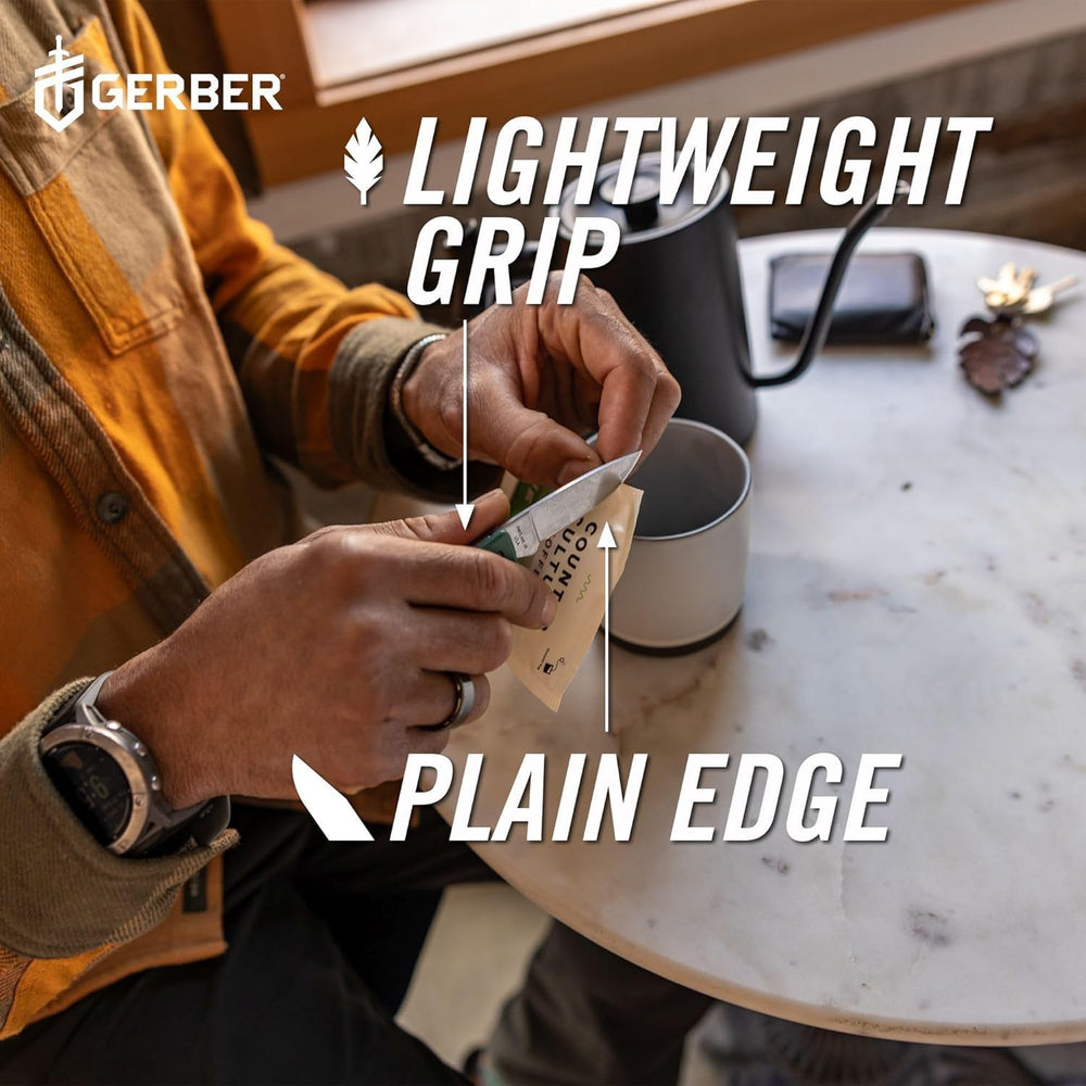 Gerber LST Ultra lanyard hole detail for quick attachment and retrieval