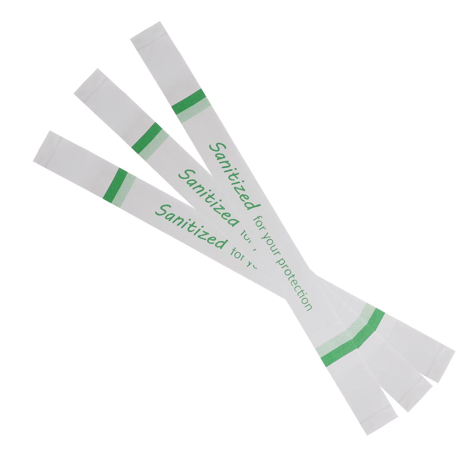 Germiwipe band visible in hotel bathroom showing professional appearance benefit