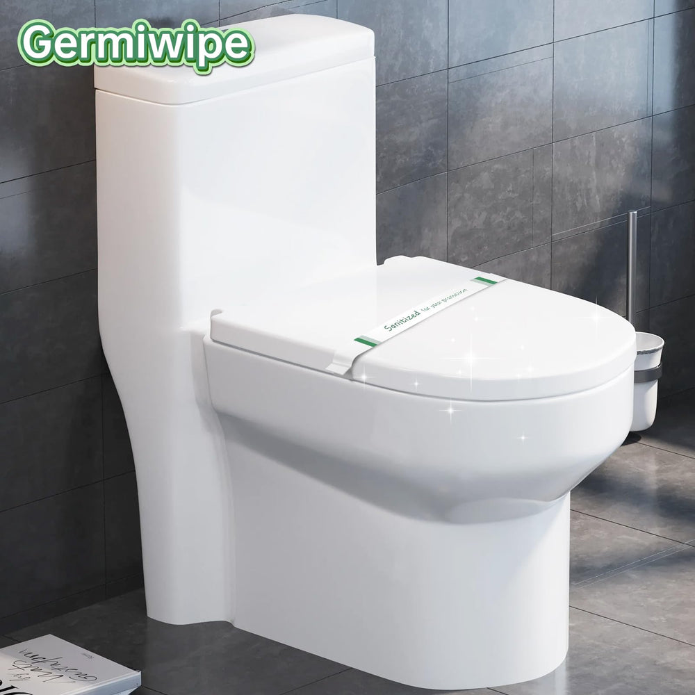 Germiwipe band next to ruler showing 16.5 inch length for correct fit benefit