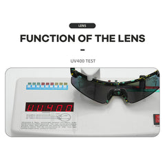 GEUSSKISR DA26 lens reflection illustrating UV400 protection and glare reduction