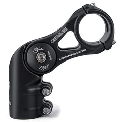 GEWAGE front view stem showing profile and clean matt finish for versatile fit