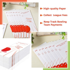Geyoga envelopes in use at scoreboard showing quick sorting benefit