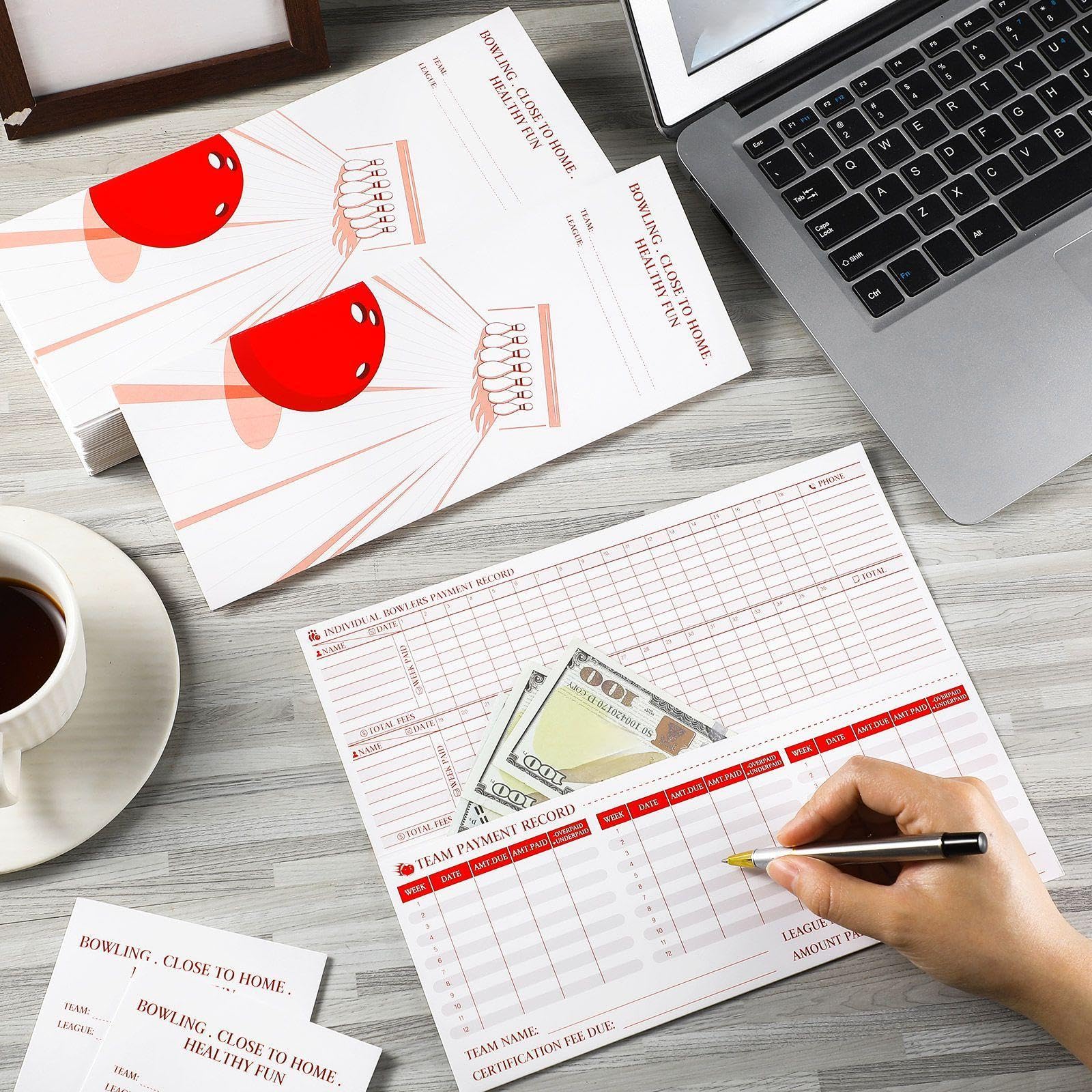 Geyoga envelopes on a league table showing professional presentation benefit