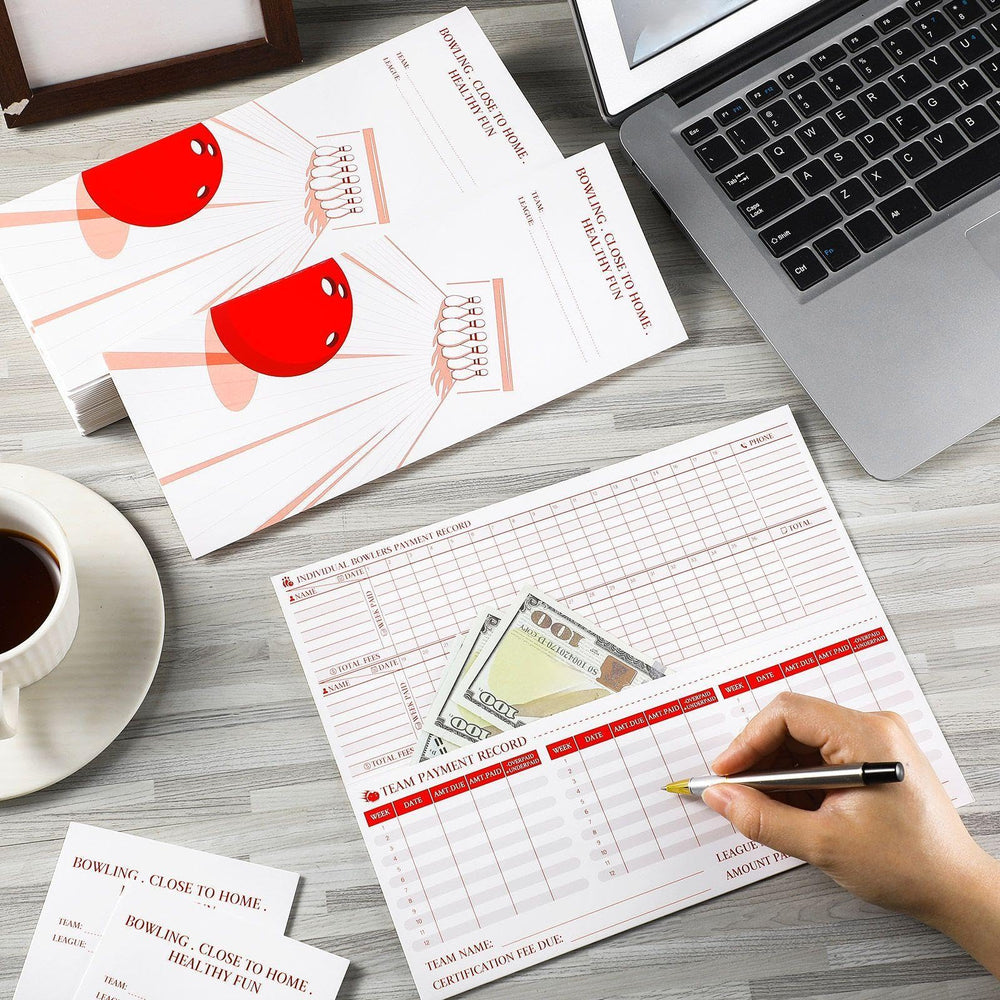 Geyoga envelopes on a league table showing professional presentation benefit
