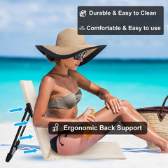 GFYYBKJ chair placed on pool edge showing stable seating and relaxed posture