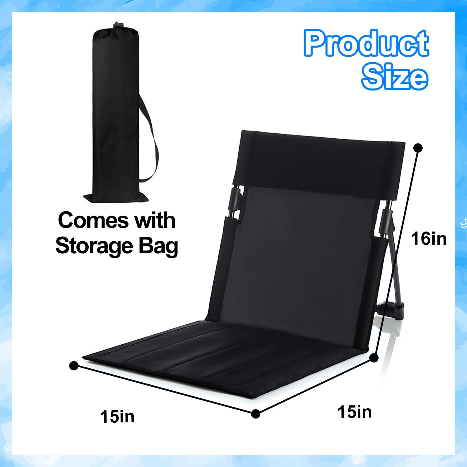 GFYYBKJ folded flat for storage demonstrating space-saving transportability