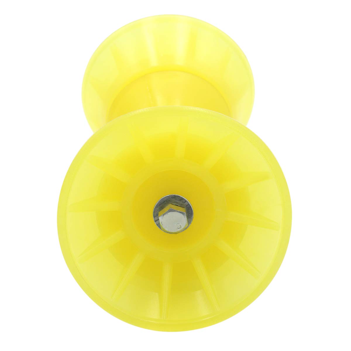 GHmarine front view of bow roller assembly showing mounting bolt and components for secure fit