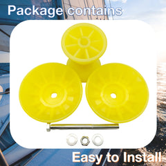 GHmarine installed on trailer tongue demonstrating smooth hull contact and easy launching