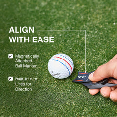 Ghost Golf close-up of prongs demonstrating durable repair tips benefit