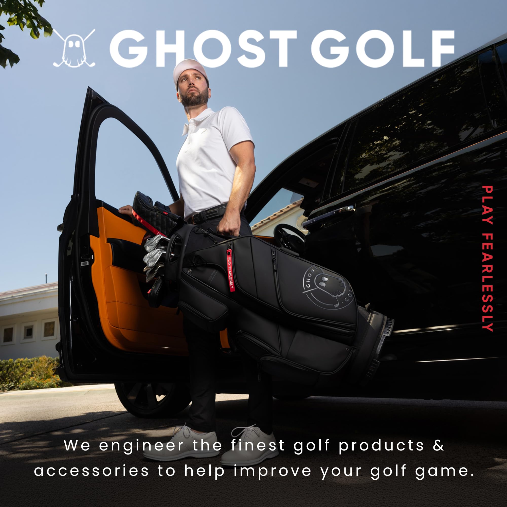 Ghost Golf tool on green with golfer using it to repair pitch mark quickly