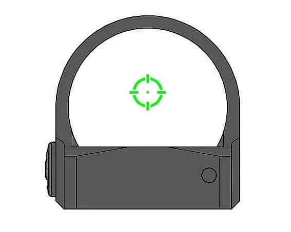 Gideon Optics Omega top-load battery tray open for quick battery change