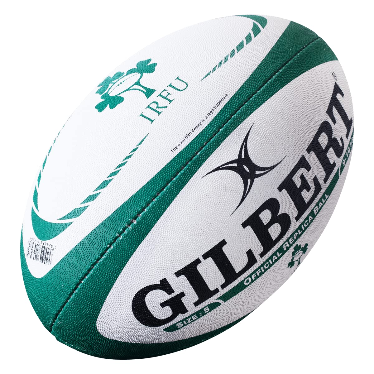 Gilbert ball front panel with Ireland logo showing authentic team branding and fan appeal