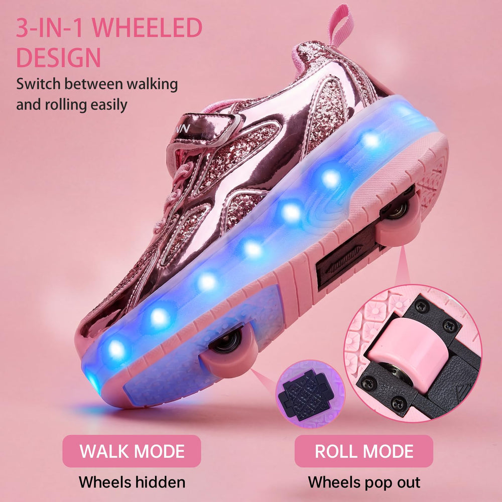 GIMKOUNN removable wheel module displayed demonstrating quick conversion benefit