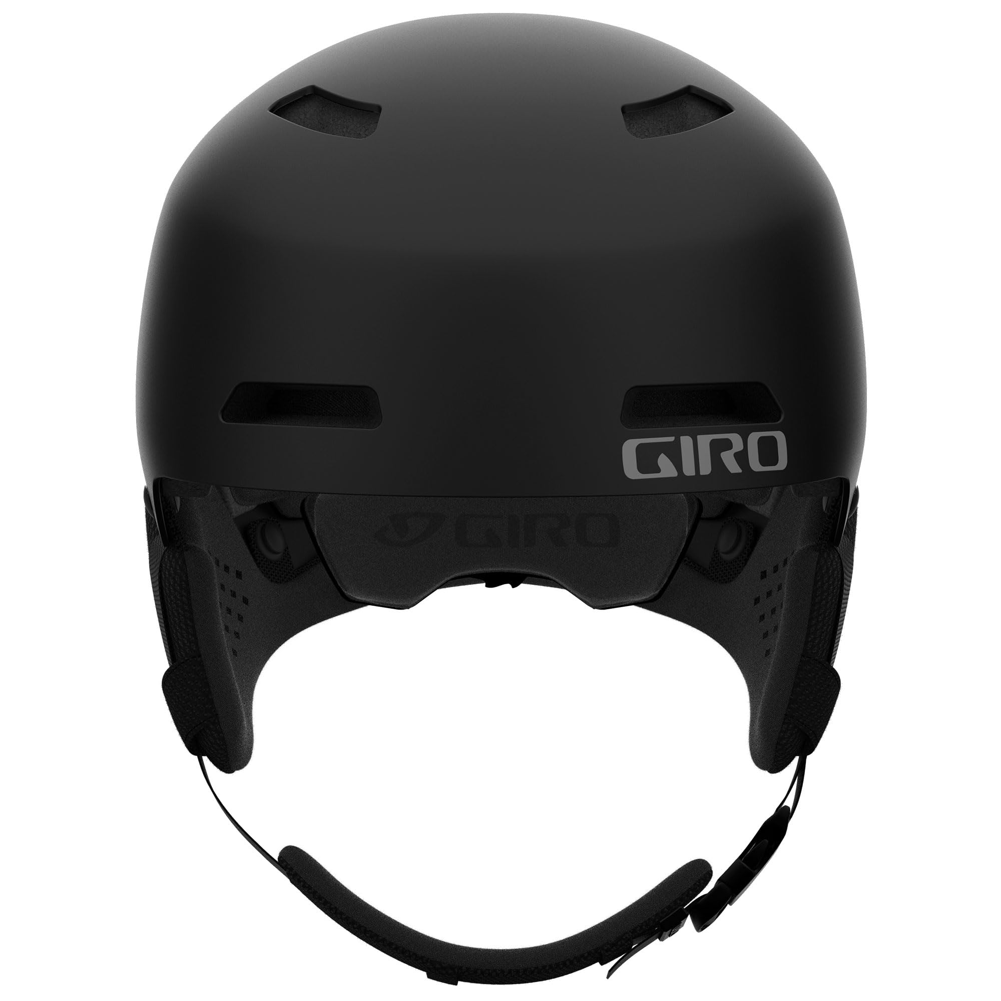 Giro Crue MIPS matte black on a child demonstrating secure comfortable fit
