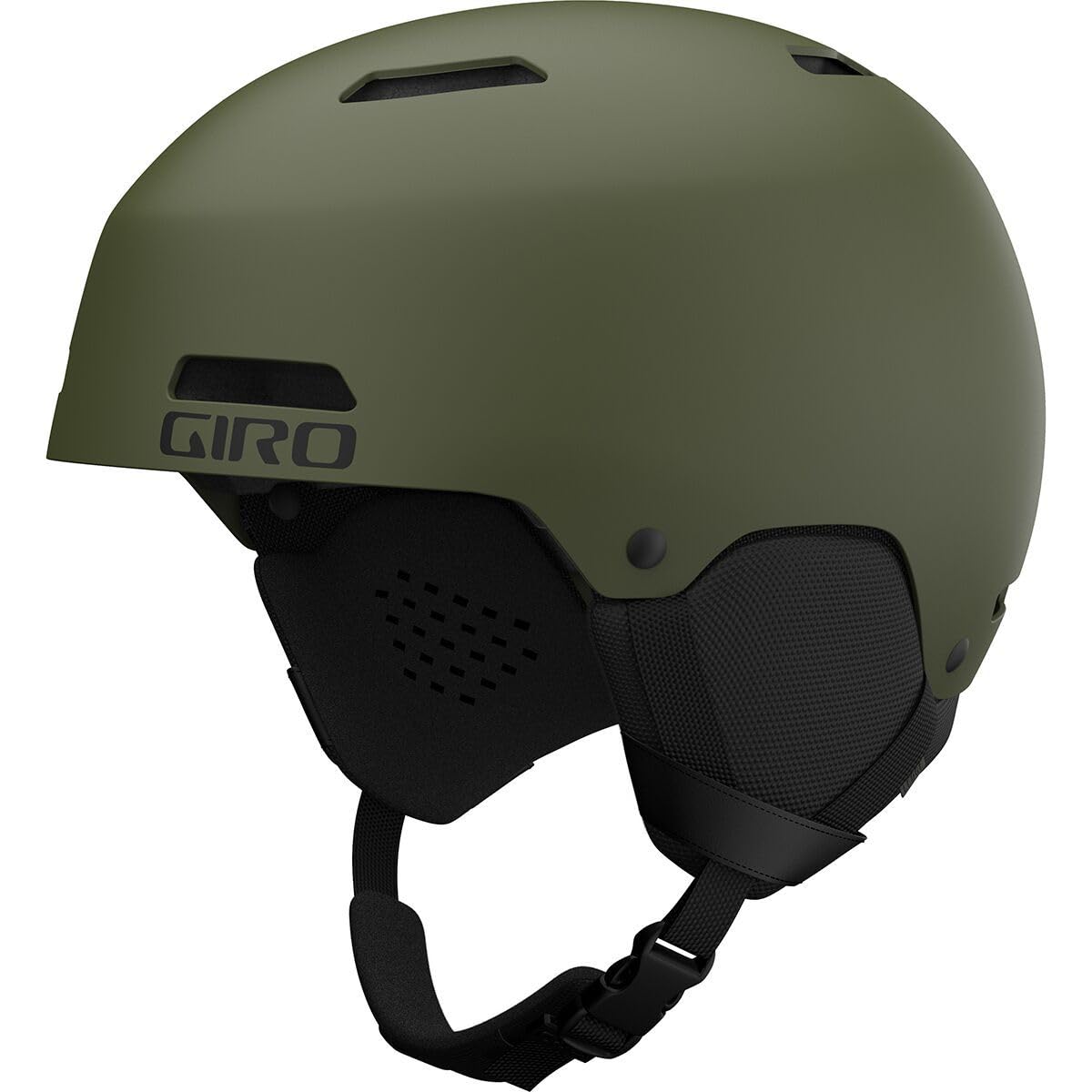 Giro Ledge front profile in matte trail green showing robust protection and style