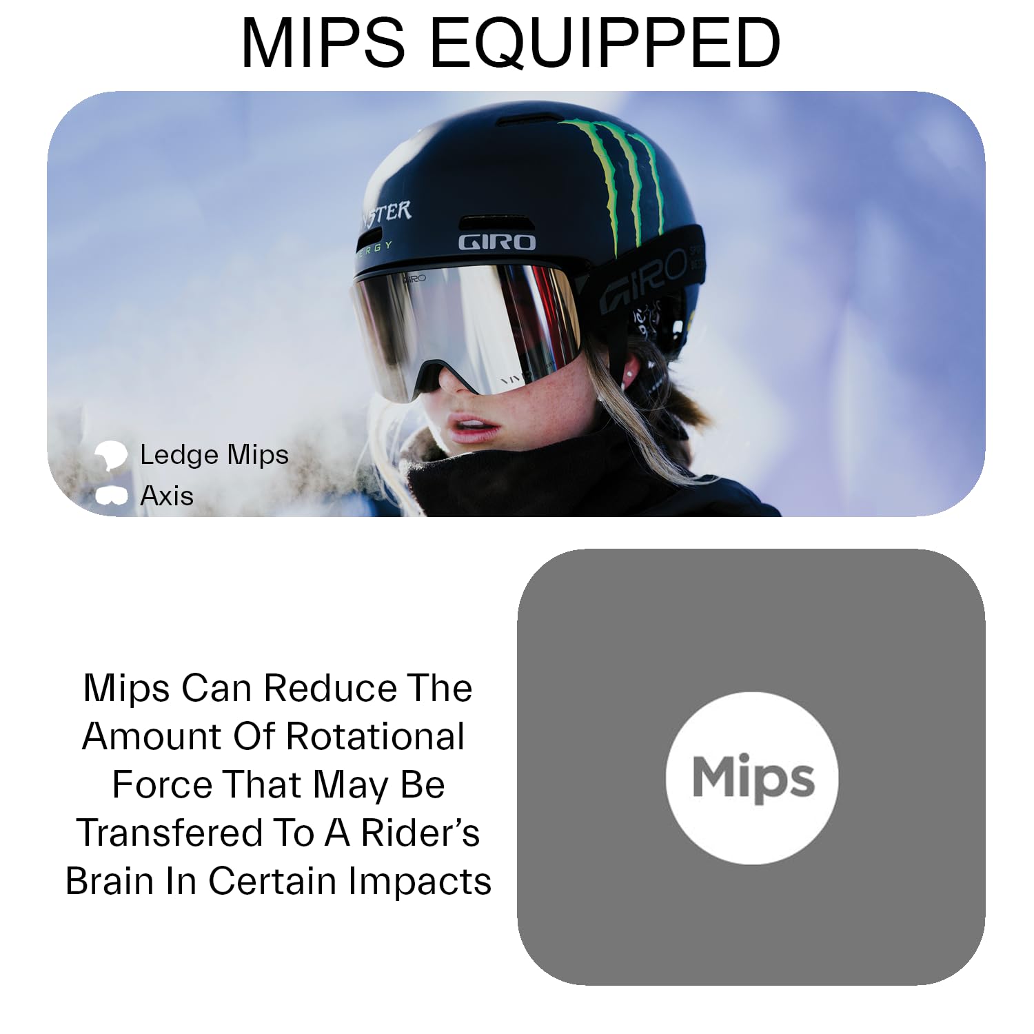 Giro Ledge MIPS removable ear pad close-up for customizable warmth and washability