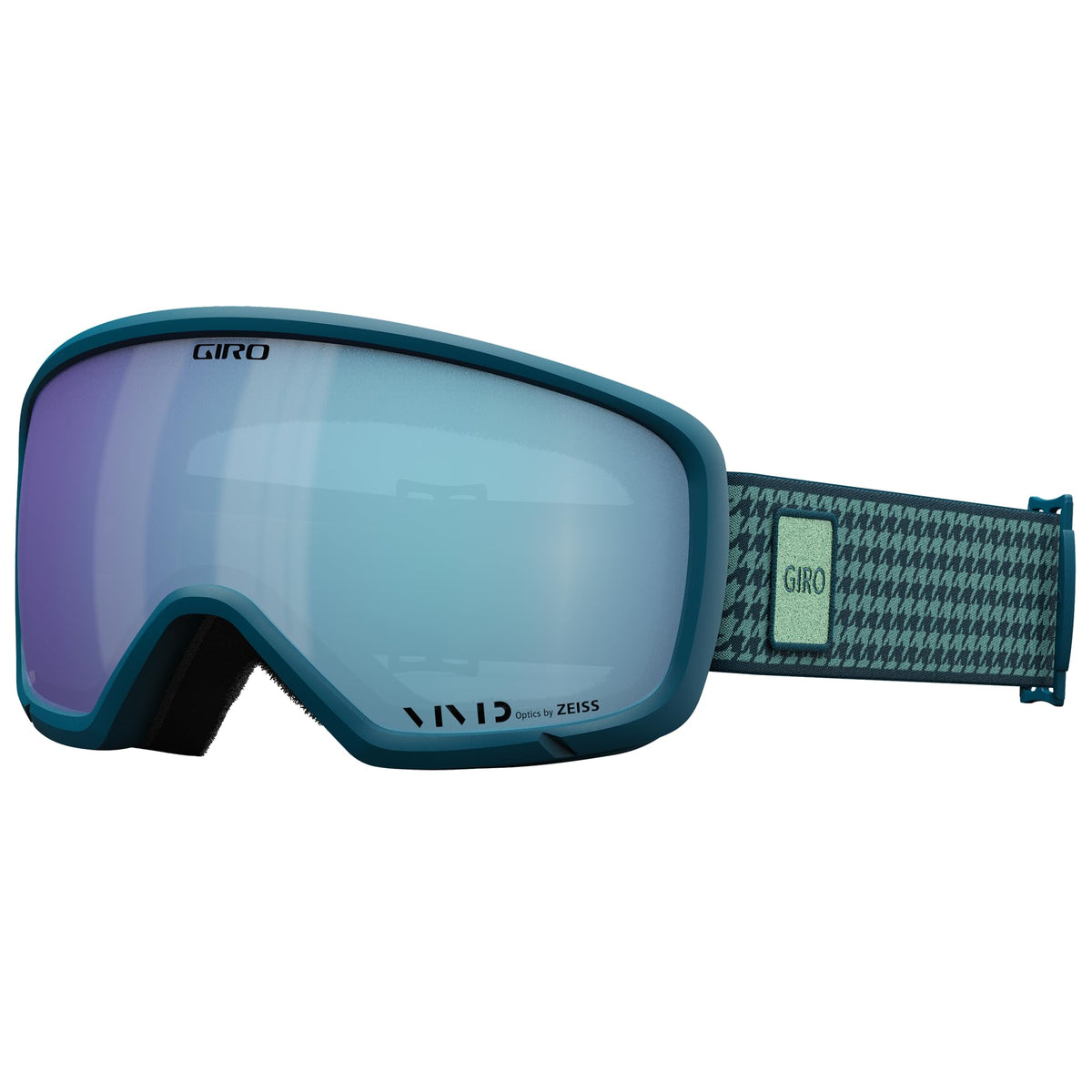 Giro Millie front view showing Ano Harbor Blue strap and flattering fit