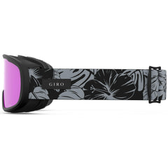 Giro Moxie amber pink lens close-up showing tint and clarity benefit