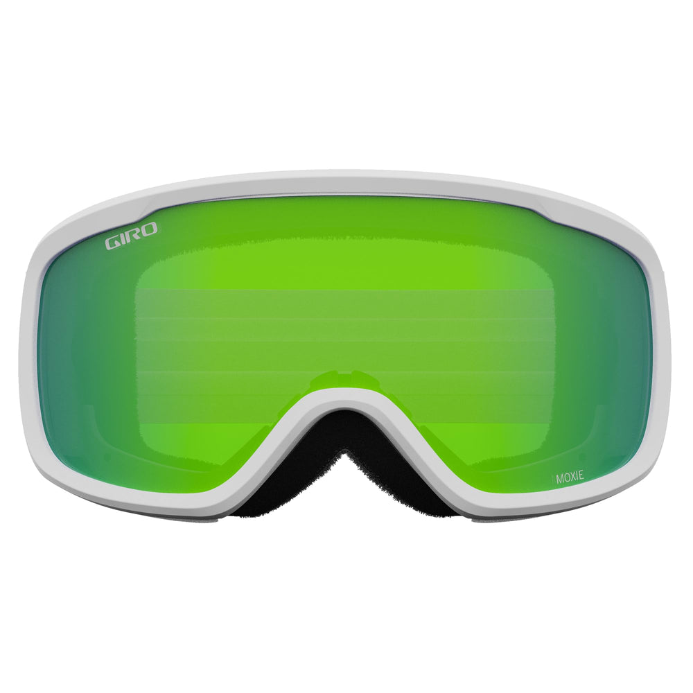 Giro lens close-up loden green showing crisp optics and glare reduction benefit