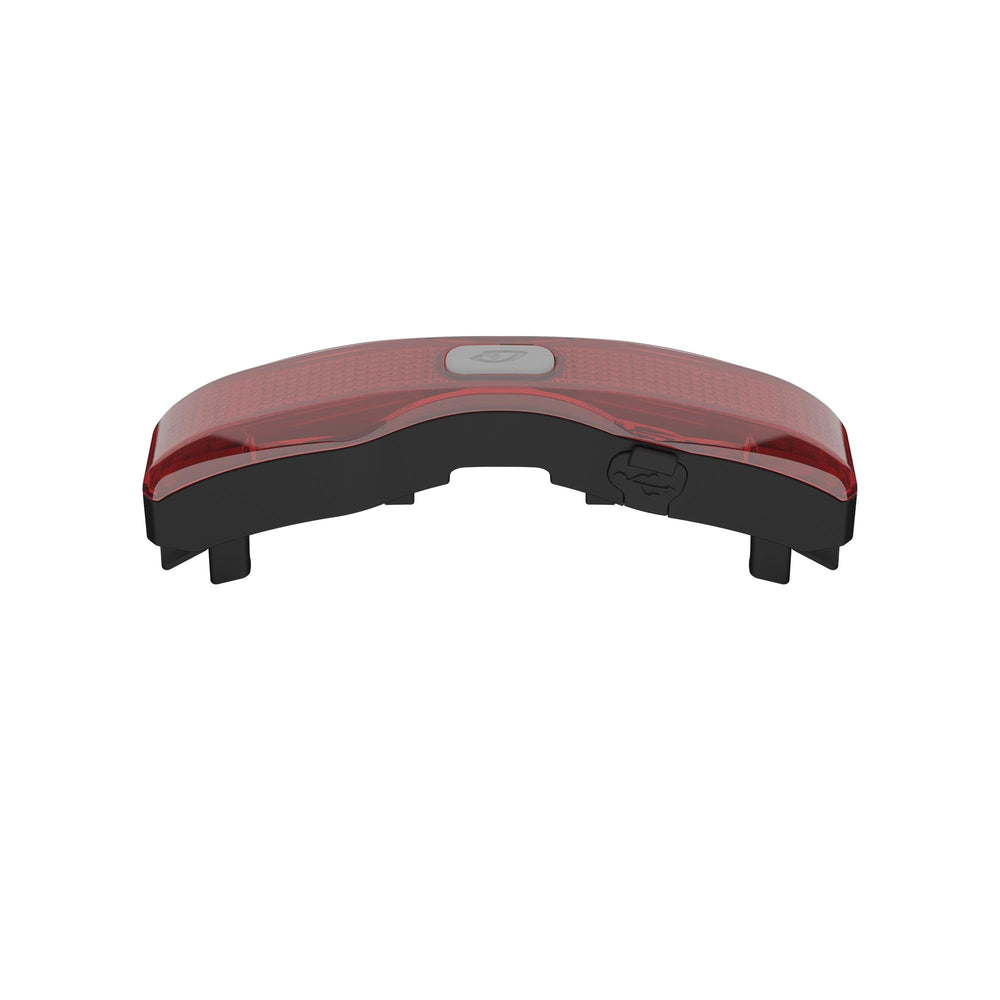 Giro ROC Loc 5 LED beam in dusk illustrating high-mounted visibility for safety