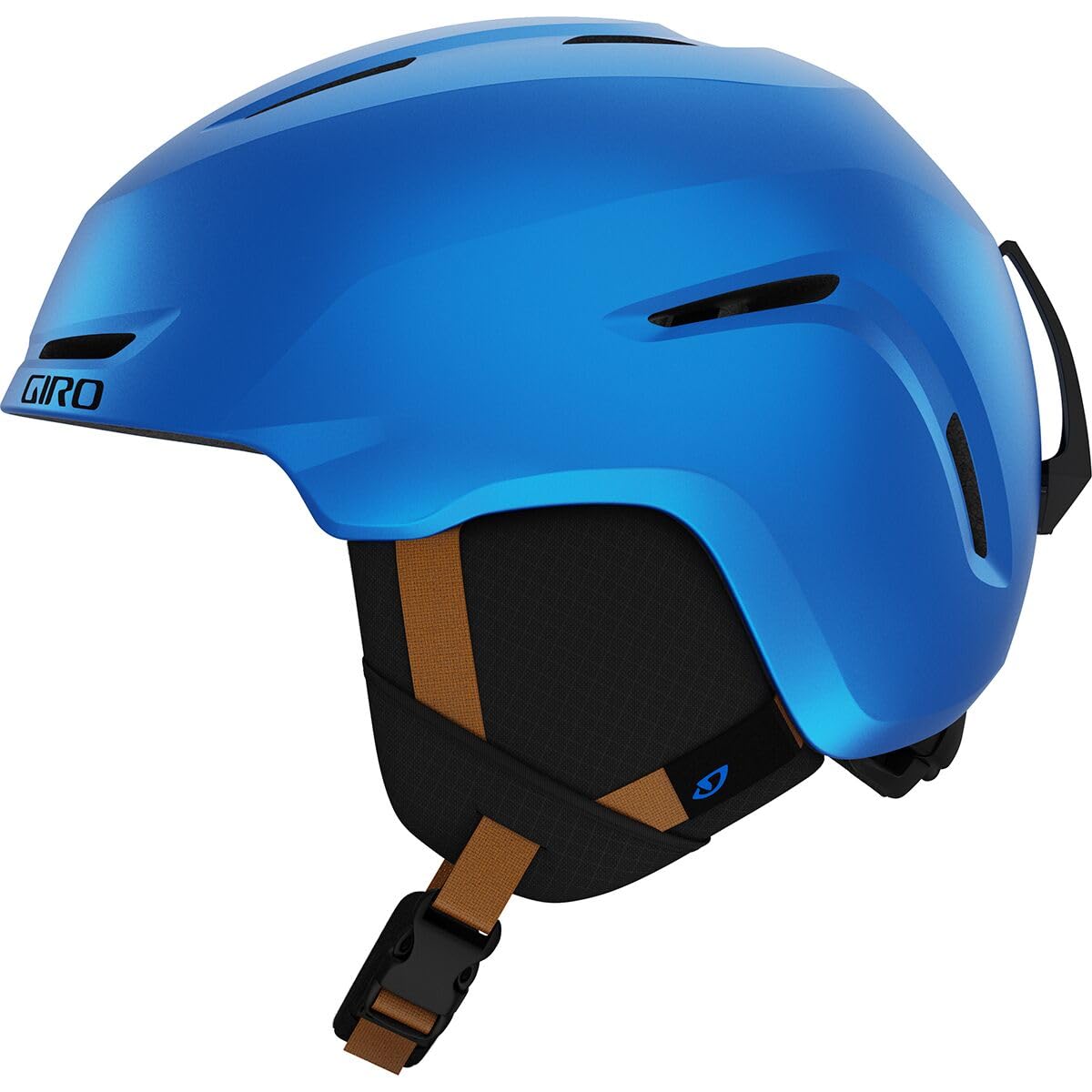 Giro Spur size comparison on a small child mannequin, accurate fit benefit