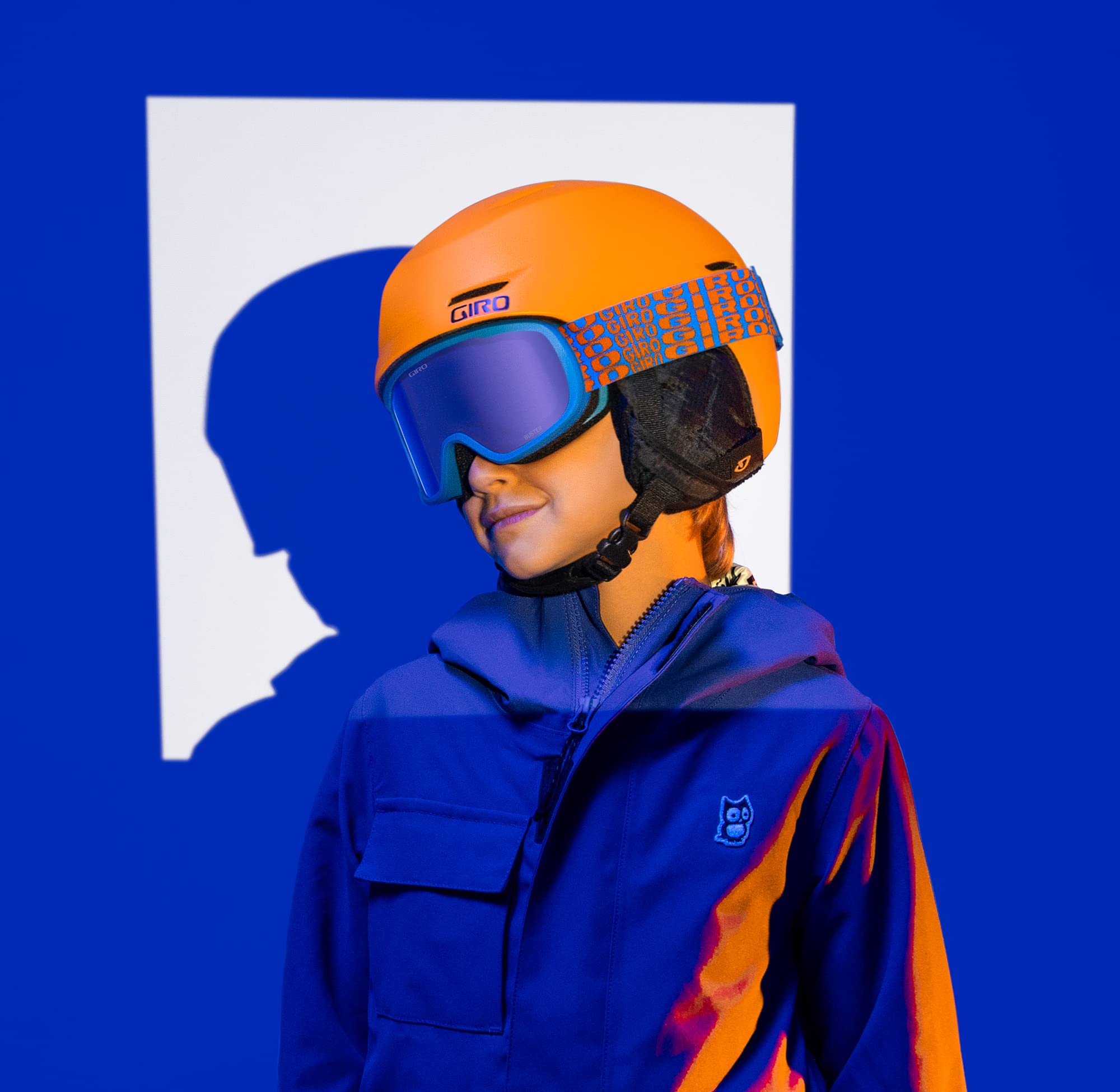Giro Spur helmet next to a ruler showing X-Small scale for correct youth sizing