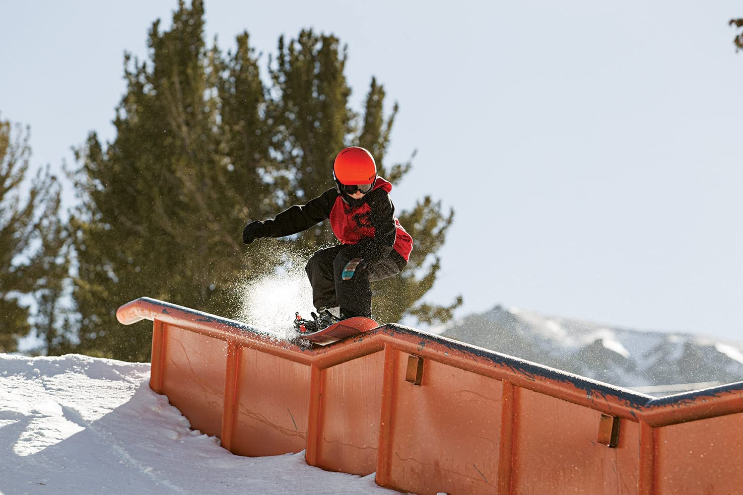Giro Surface S helmet in action on slope showing stability and comfort while riding