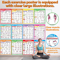 gisgfim yoga chart styled on mat demonstrating flexibility poses