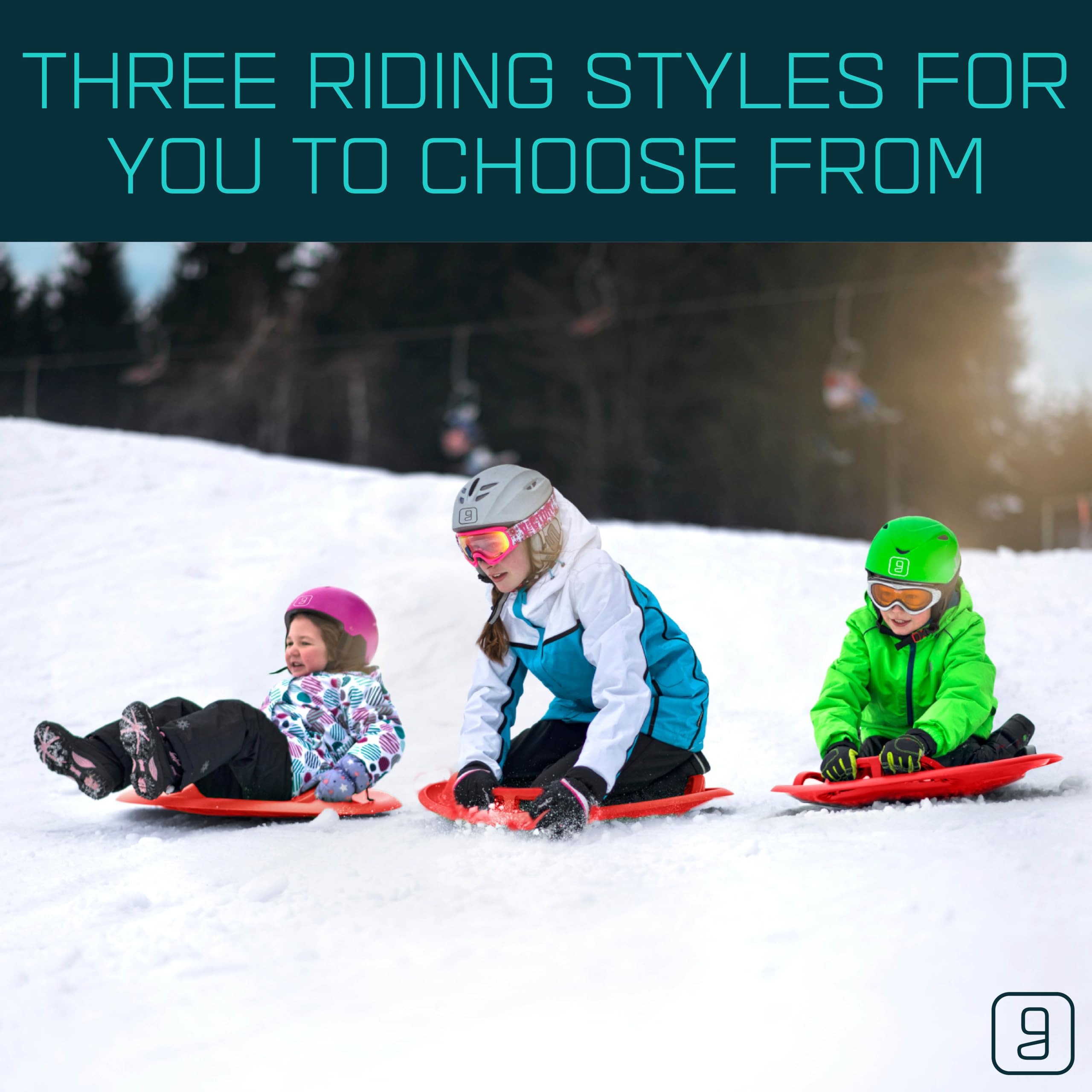 Child riding Gizmo Riders Supernova demonstrating safe steering and braking