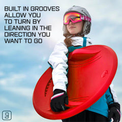 Gizmo Riders speed grooves on running surface for improved turning precision