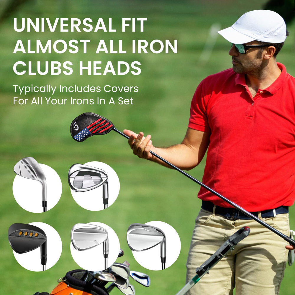 GKandi size comparison with iron to show universal fit and secure coverage
